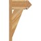 Ekena Millwork Traditional Arts & Crafts Rough Sawn Outlooker, Western Red Cedar, 8"W x 16"D x 28"H OUT08X16X28TRA03RWR - alternate 2